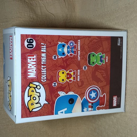 Funko Pop Captain America #06 Exclusive - Picture 3 of 4